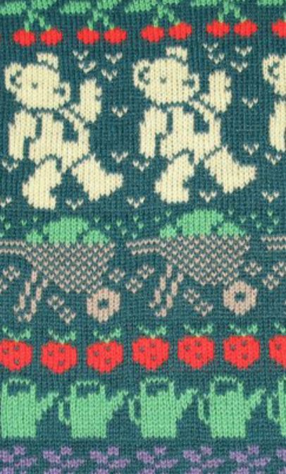 Fair isle knitting pattern example